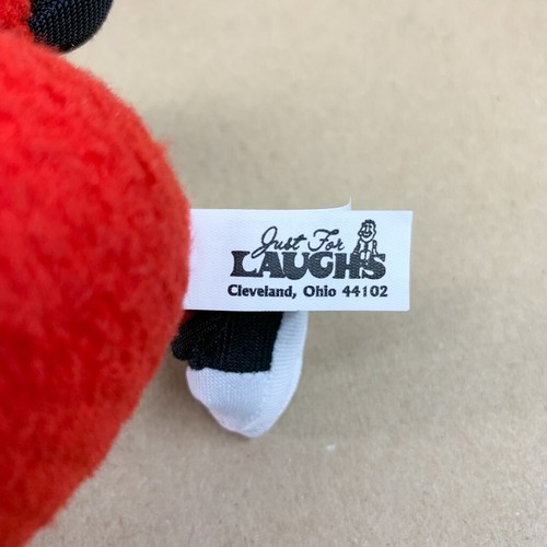 Happy Pill Plush Blue & Red Giggling/Laughing Squeeze Me Toy with Tag Works - Picture 8 of 13