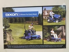 NEW DIXON "A Mower for Every Need" 22" x 27.5" Advertising Landscape Poster 