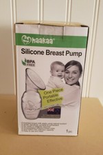 Haakaa silicone breast pump 4 oz/100 ml portable travel NEW 