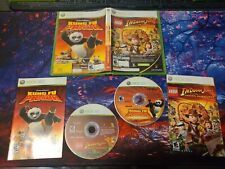 Lego Indiana Jones And Kung Fu Panda Combo Xbox 360 Complete CIB & Tested