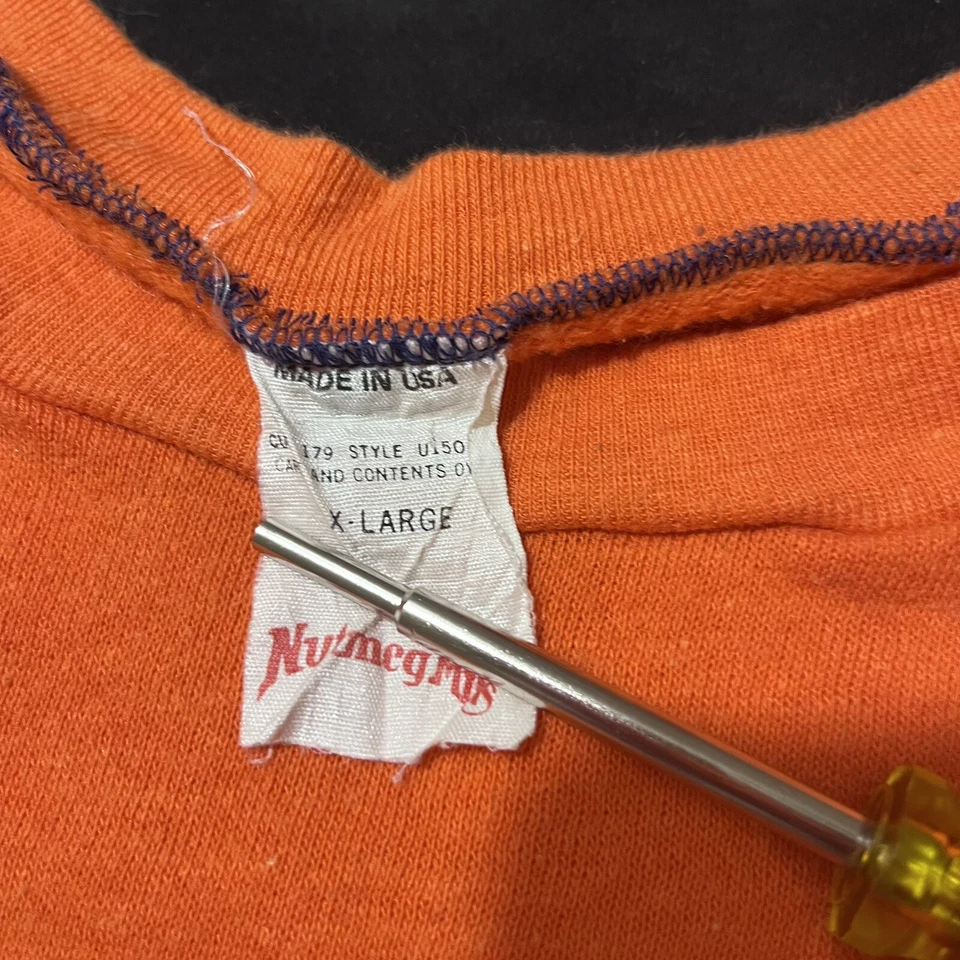 University of Florida Gators Sweatshirt Steve Spurrier Vintage Striped UF 1970s - Image 3 of 4