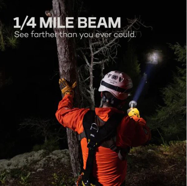 NEW Nebo Luxtreme SL 25R Rechargeable Spotlight 1/4 Mile Range #SPT-1004-G  (UK) - Image 3 of 4