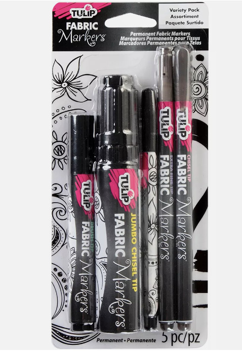 Variety Pack 5/pkg-black Assorted Tips