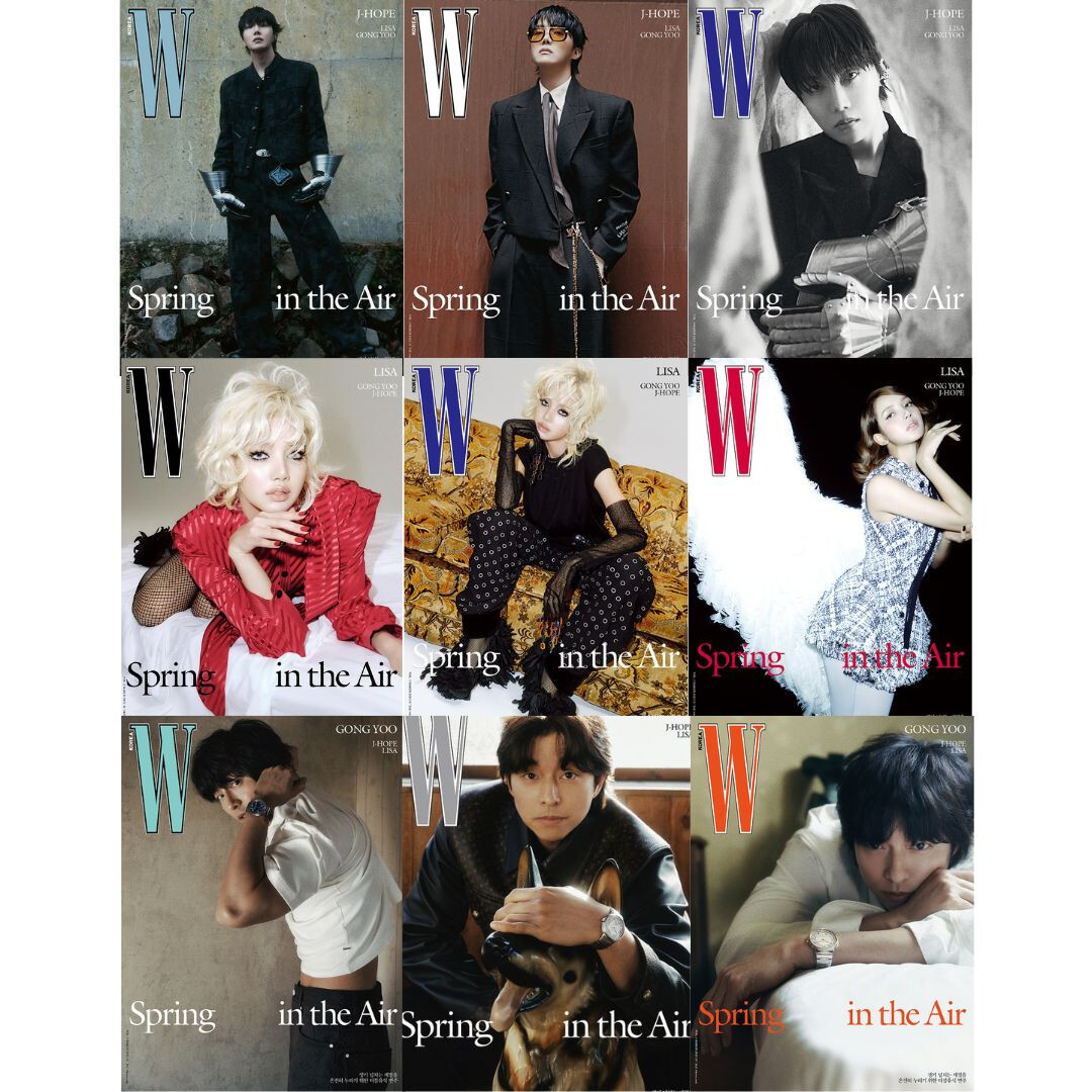 W Korea 2025 March LISA, GONG YOO, J-HOPE, K POP, K STAR, KFASHION