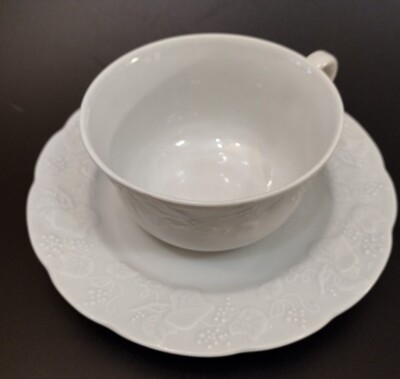 LIERRE SAUVAGE CNP FRANCE PORCELAIN CUP & SAUCER IN PERFECT