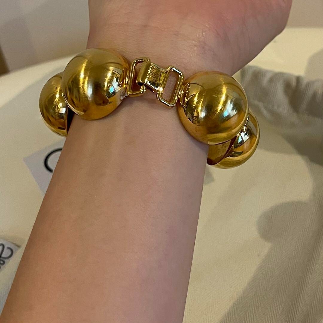 LOEWE Gold Bracelet Women Used From Japan | eBay