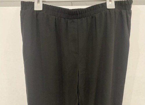 Piper Stress Bohemian Dress Pants Black Wide Legs Size 14 - Picture 5 of 8