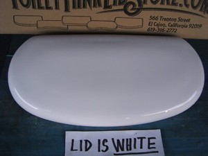 Briggs 7469 / 4330 & ProFlo 3112 White Toilet Tank Lid Discounted Price 4H8D