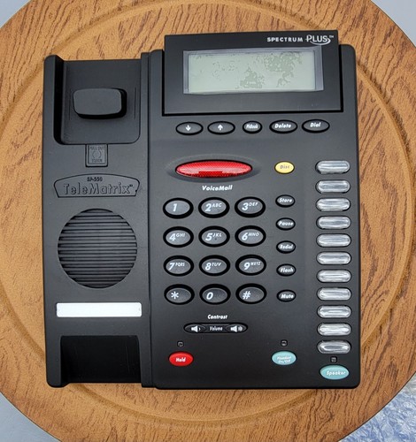 TELEMATRIX Spectrum Plus SP-550 Single Line Telephone (BLACK) SP550(195501) New - Picture 2 of 9