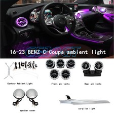64 Color Ambient Light Lamp Set For Mercedes-benz C Glc Coupe C63 C63s 2015-2021