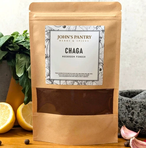 Wild Chaga Mushroom Powder / Chunks (Inonotus obliquus) | Chaga Tea | 25g - 200g