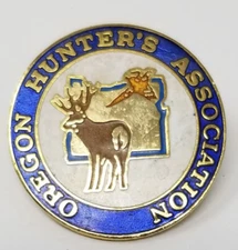 Oregon Hunter's Association Deer Hat Lapel Pin Gigi Goff