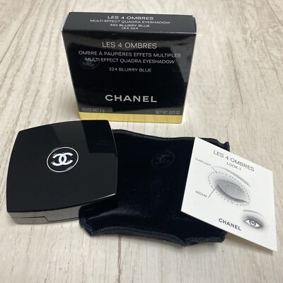CHANEL LES 4 OMBRES 324 BLURRY BLUE MULTI EFFECT QUADRA EYESHADOW