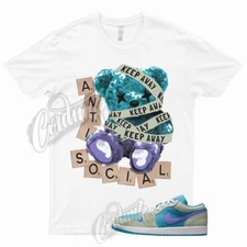 ANTI T Shirt to Match 1 Low Aquatone Concord Light Bone Celestial Gold White