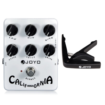 JOYO California Sound Guitar Pedal Amp Simulator Mesa Boogie MKII + Guitar Capo