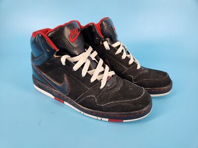 Nike Air Retro Black/red high top, US 10 Leather/Suede 407036-060