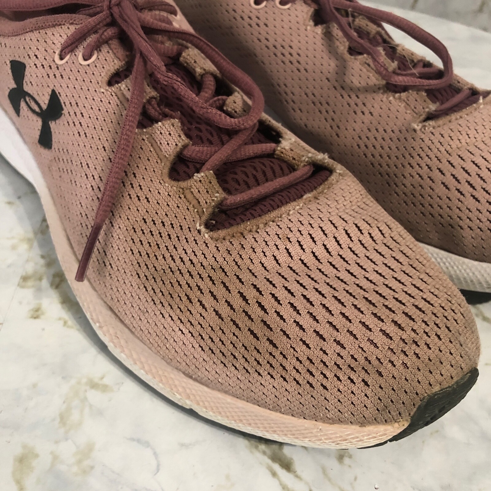 Under Armour Pursuit Womens Size 10 Running Shoes Pink Purple Athletic Sneakers