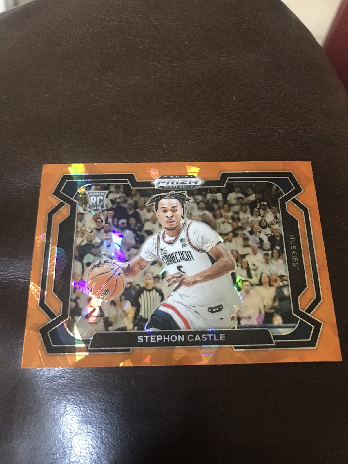 2024 Prizm Draft Picks - STEPHON CASTLE Orange Ice Prizm Variation (RC) #17 NM