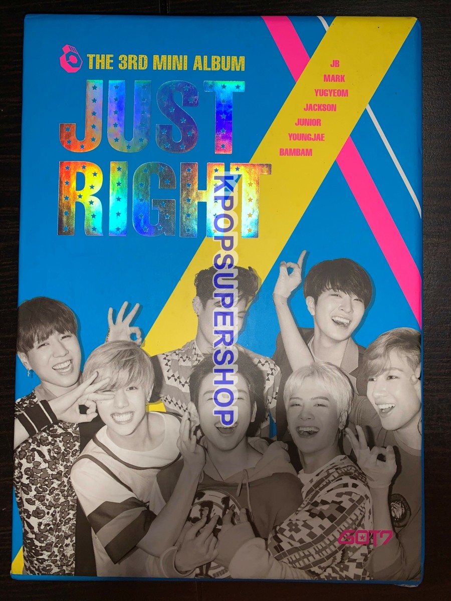 Got7 3rd Mini Album Just Right CD Good No Photocard OOP Corner