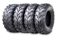 Wanda Atv Tires 25x8-12 25x8x12 Front 25x10-12 25x10x12 Rear 6pr Mud Tires 4pc