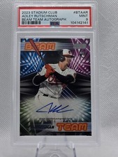 ⚾ Adley Rutschman 2023 Stadium Club Beam Team Rookie Auto 12/25 PSA 9