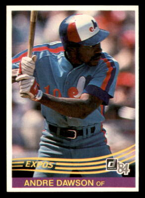 1984 Donruss #97 Andre Dawson Set Break