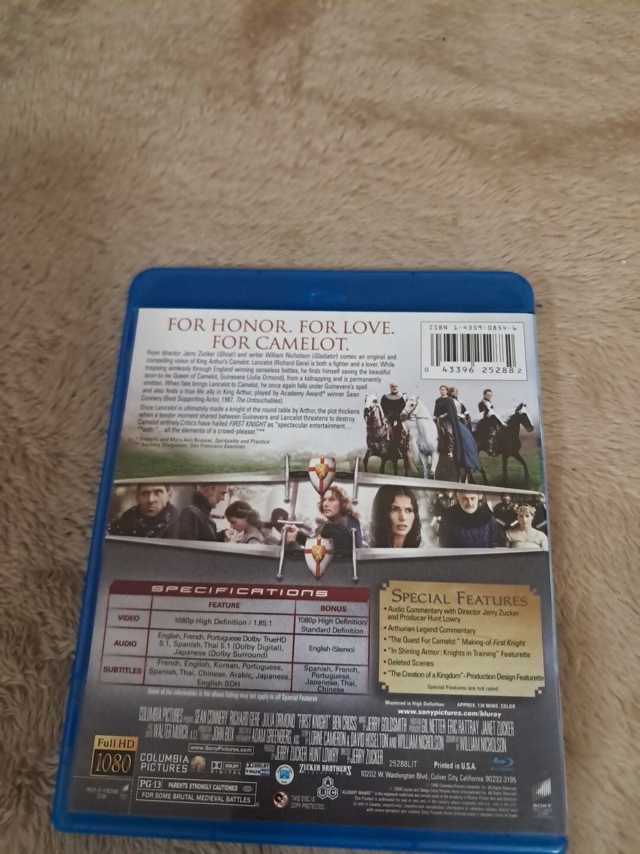 First Knight (Special Edition) [Blu-ray] DVDs Sean Connery