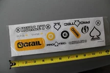 Lincoln Ueda Vert Hurley Pro-Tec Etnies Z85D Vintage Skateboarding STICKER Sheet