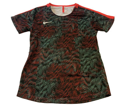 Girls Nike Dri-Fit Shirt Multi Color Printed Size Large