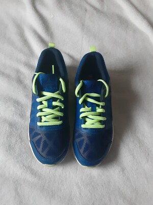 REEBOK ZIG Athletic Sneakers - Boys Size 4 1/2 - BLUE/DARK NAVY - NEW W/o Box