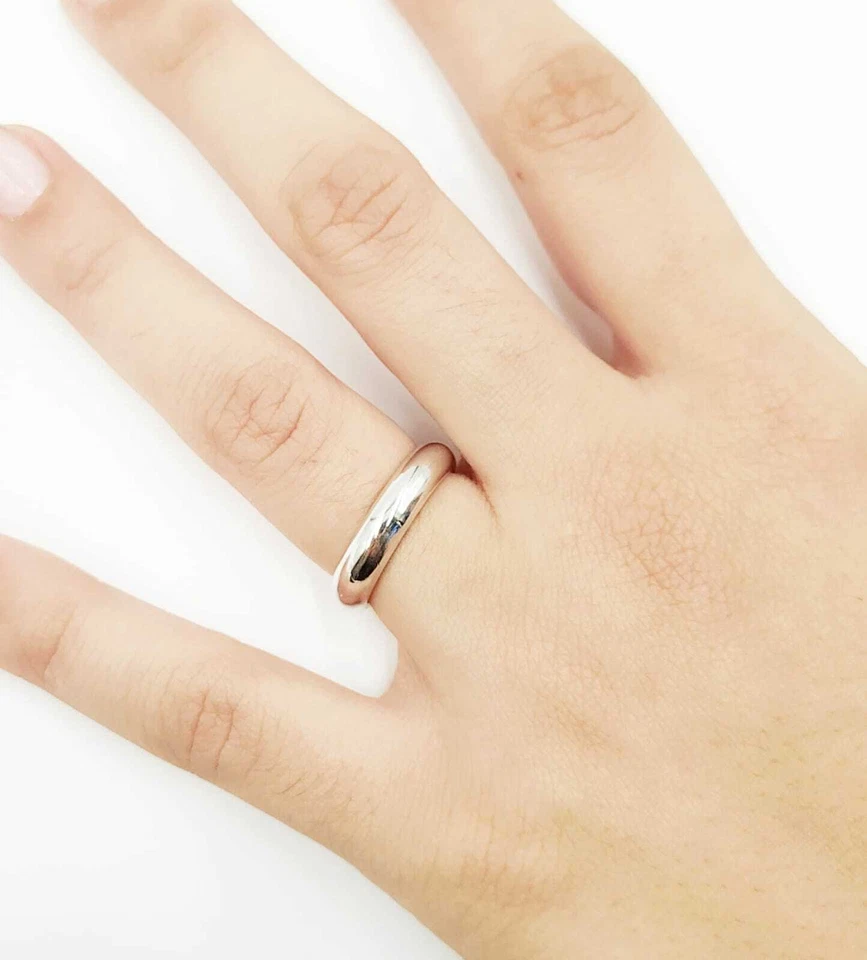 FEDE DI 5 GRAMMI IN ARGENTO 925 RODIATO IN ORO BIANCO 18KT - Immagine 2 di 3