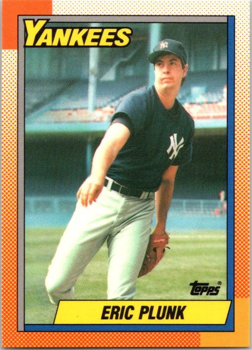 1990 Topps Tiffany Collection #9 Eric Plunk - Free Shipping!
