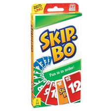 Le jeu de cartes de séquençage ultime Skip Bo comprend 162 cartes et instruction