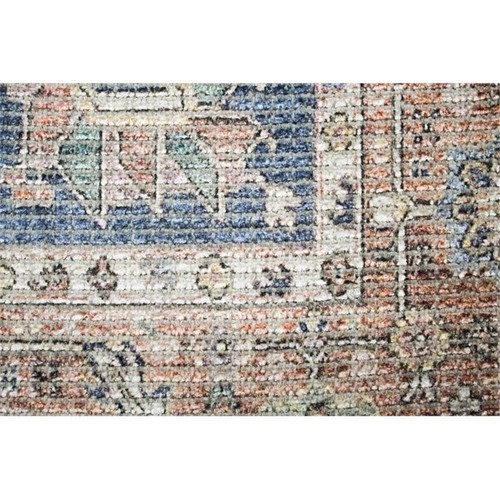Bashian 60x90" Transitional Cotton & Chenille Area Rug in Slate - Picture 4 of 6