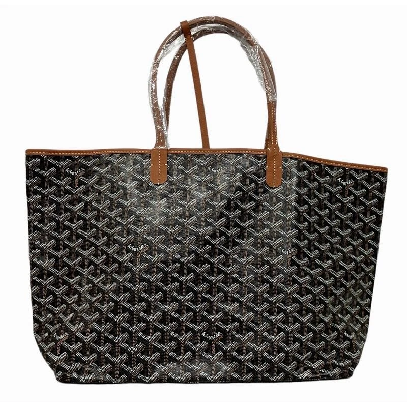 GOYARD Goyard Tote Black Brown Saint Louis PM Tote Bag Ladies Japan Used