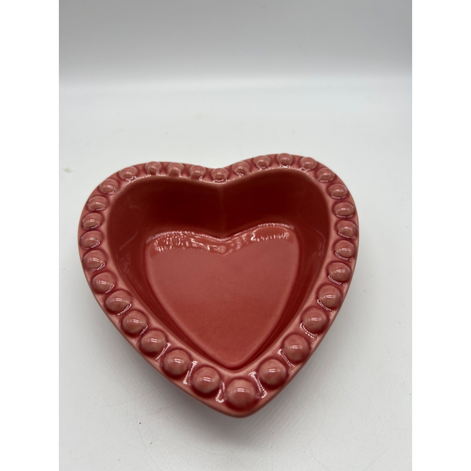 Williams Sonoma Heart Ramekin Pink Valentine's Day 4 1/2" Long eBay