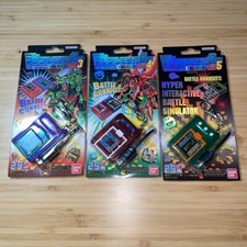 Digital Monster COLOR Ver.3.4.5 3-set purple clear red clear green game BANDAI