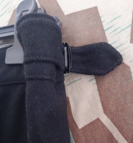 WW2 Original GERMAN ELITE ARMY BLACK TROUSERS - Picture 11 of 11