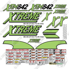 Fits Xtreme XRM842 Decal Kit Telehandler - 7 YEAR OUTDOOR 3M VINYL!