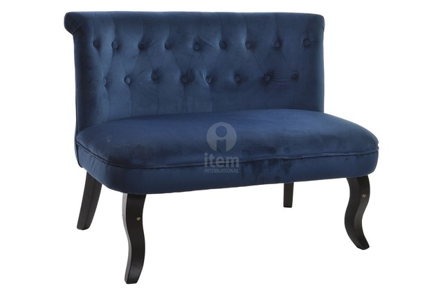 Divano Moderno Biposto In Tessuto Grigio E Piedi In Legno Cm 146x81x82h Collyshop