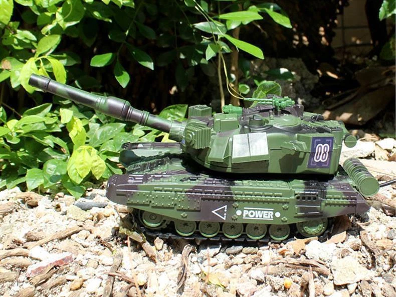 1:32 RC Main Battle Tank 2.4GHz Remote Control Military Model w/Shooting Bullets - Image 4 of 4