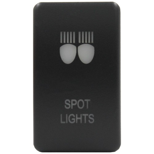 SPOT LIGHTS - WHITE LED Push Switch Suit FORD RANGER PK PX Dash 2009-2015 12v - Picture 4 of 13