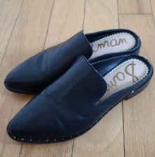 Sam Edelman Lewellyn Leather Mule Black Size 6