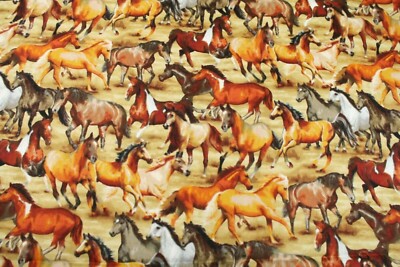 Wild Wild West by Studio E100 % Baumwolle Handwerk Steppen Kleidung Stoff  