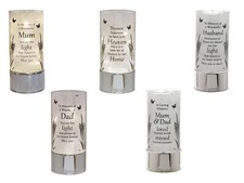 Memorial Light Tube Lamp Butterfly Thoughts Of You Remembrance Mum Dad Family