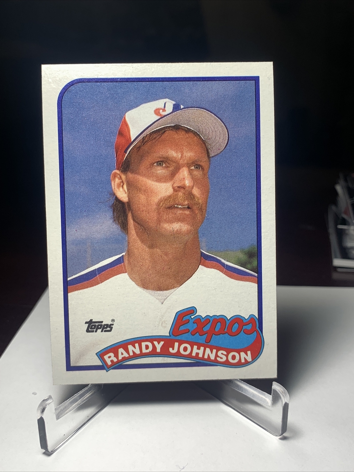 Randy Johnson 1989 Topps RC # 647 - Montreal Expos