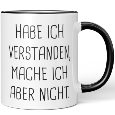 Habe ich verstanden, mache ich aber nicht 10001000299