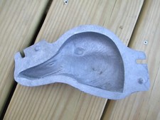 HALF of Aluminum Duck Decoy HEAD Mold Decoys Unlimited  102  103  11C78