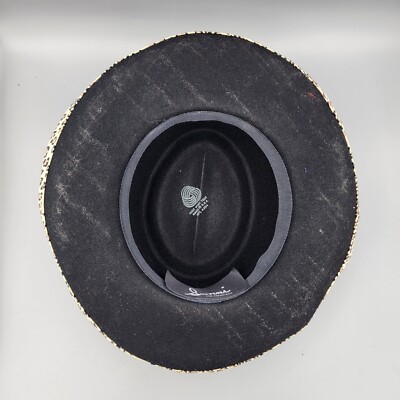 Vintage Sonni San Francisco 100% Wool Black Hat with Accent  display picture 3