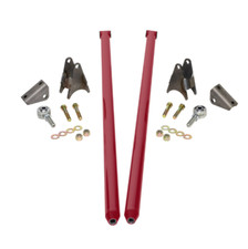 HSP 75" Universal Bolt On Traction Bars For Offset Leaf Spring 4" Axle Cherry
